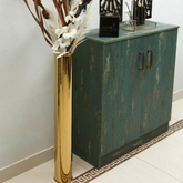 Golden Floor Vase