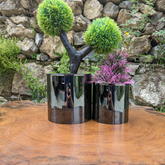 Pack of 2 Black Pot