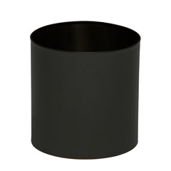 Noir Tabletop Planter: black stainless steel tabletop planter, view 2