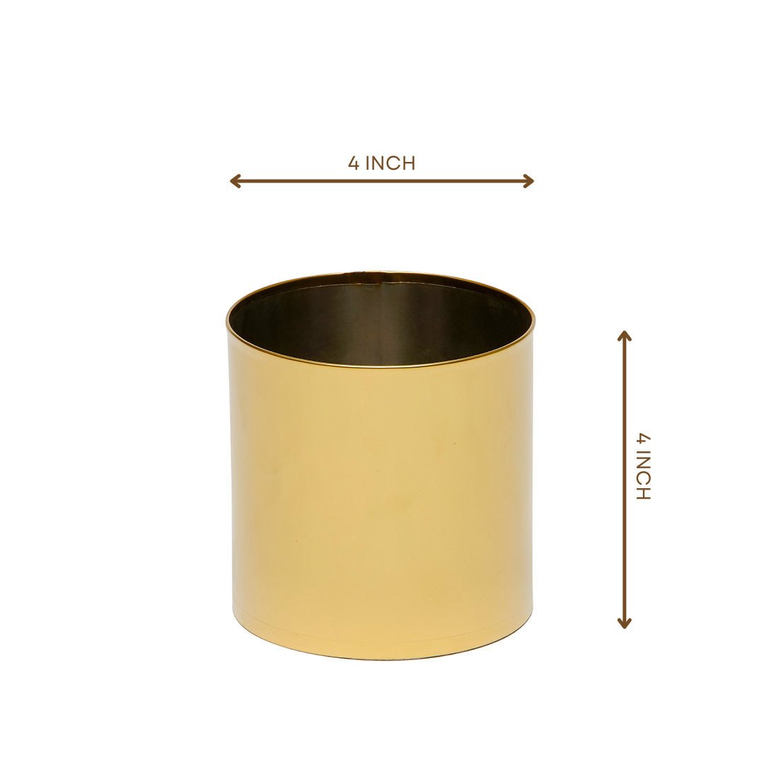 Golden Home Decor Pot