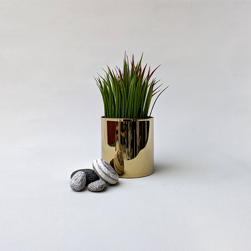 Golden Home Decor Pot